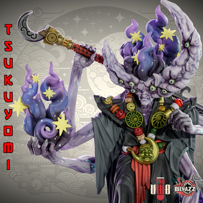 Bemazz Miniatures - Japanese Gods Vol.1 - Tsukuyomi - 75/120mm Pin Up/Figure/Model/Diorama