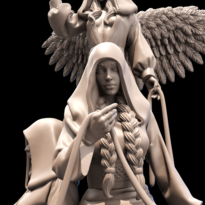 Fredrik Rosado - Valhalla - Norns - 75mm Pin Up/Figure/Model/Diorama