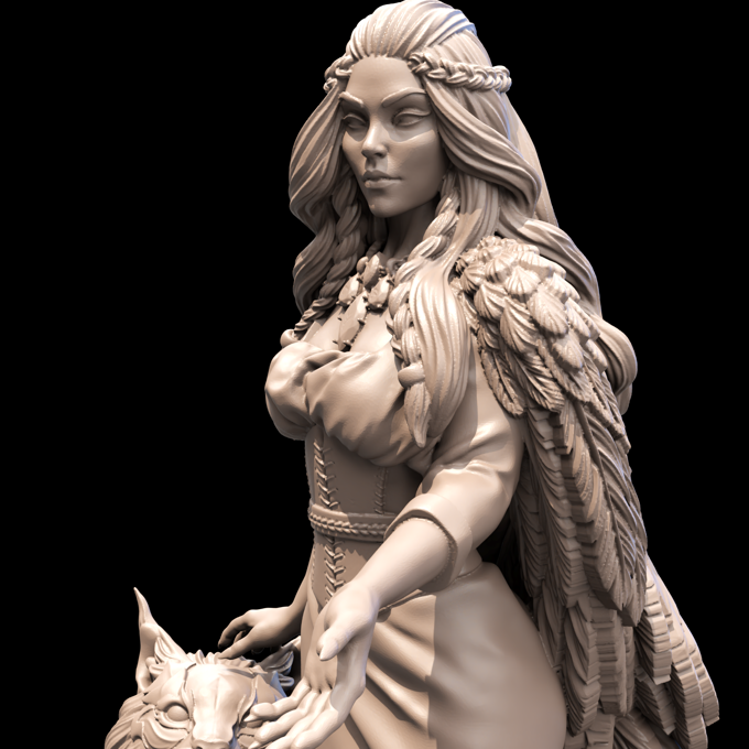 Fredrik Rosado - Valhalla - Freyja - 75mm Pin Up/Figure/Model/Diorama