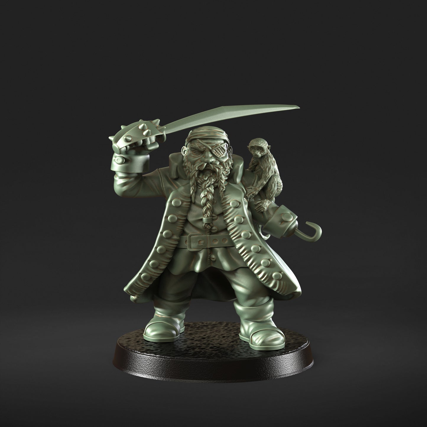 RN Estudio - Deep Waters - Captain Dario - DnD/TTRPG Figure/Miniature