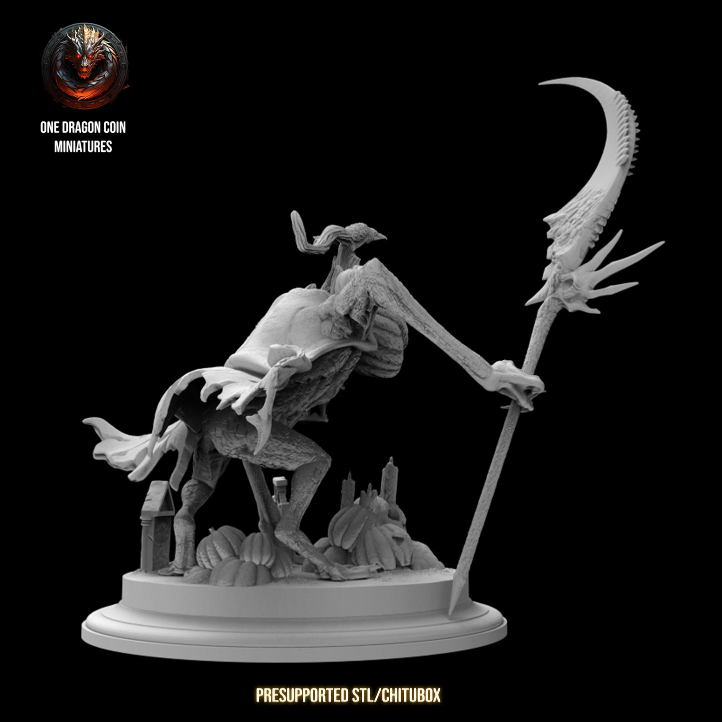 One Dragon Coin - Lord of the Pumpkins - DnD/TTRPG Figure/Miniature