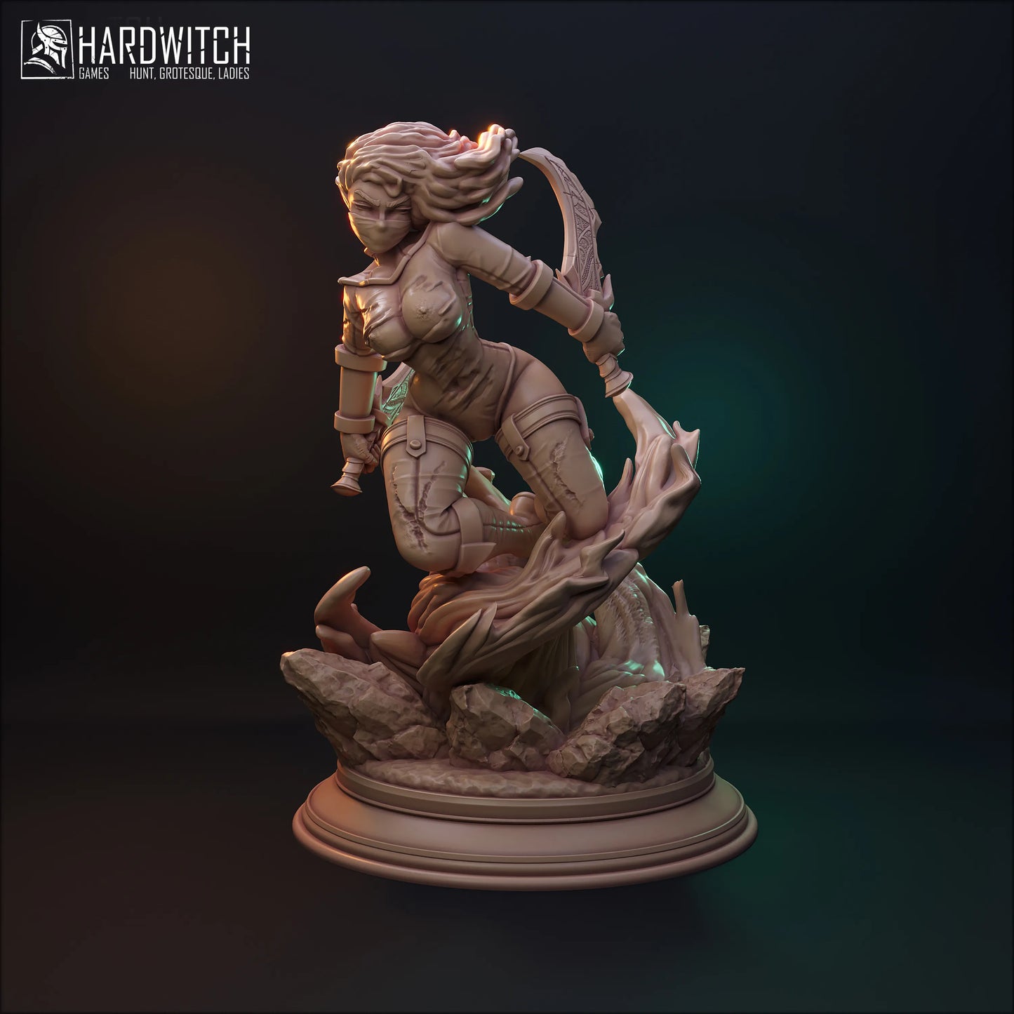 HardWitch Games - Assassin Elves - Ja-Ish - DnD/TTRPG Figure/Miniature