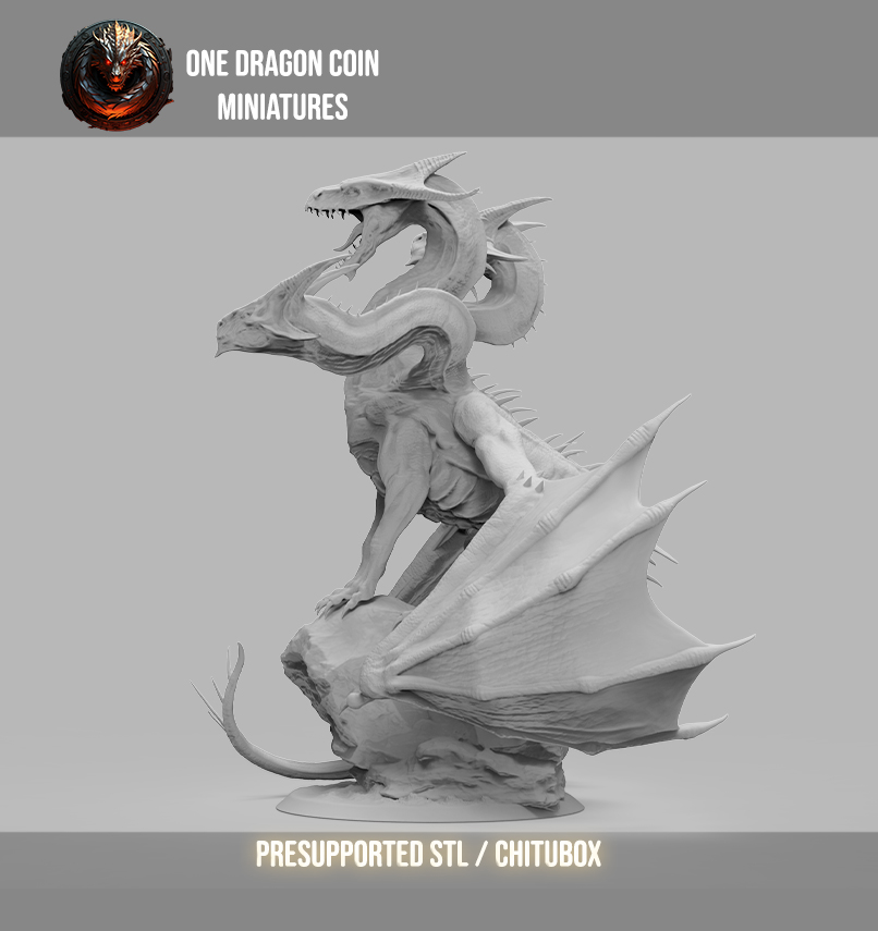 One Dragon Coin - Threexia - DnD/TTRPG Figure/Miniature