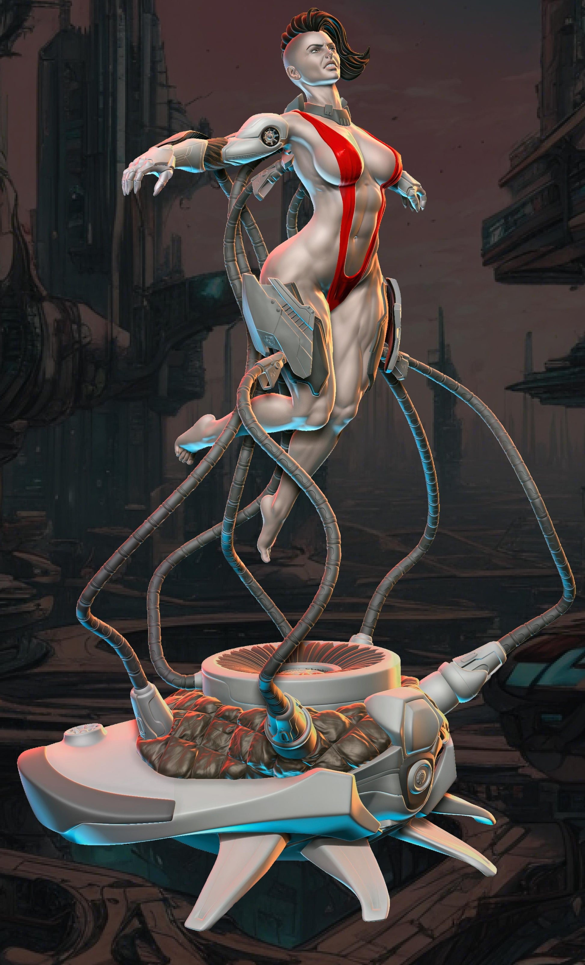 AMCM Studios - Electra Renegade - 32/75mm Pin Up/Figure/Model/Diorama - Helios3DPrinting