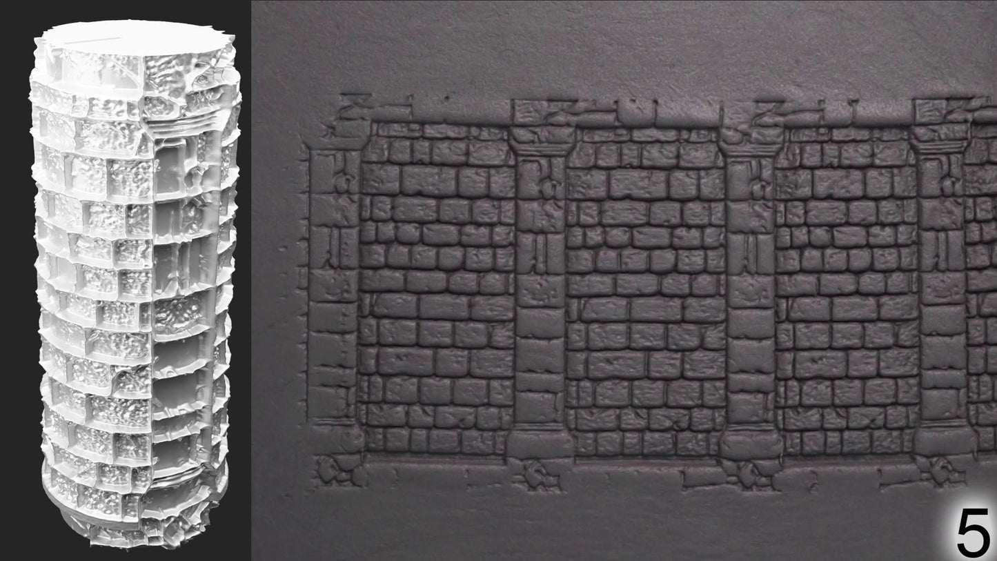 Jorrit - Texture Rollers #20 - Clay Roller for Scenery/TTRPG/Pottery Embossing