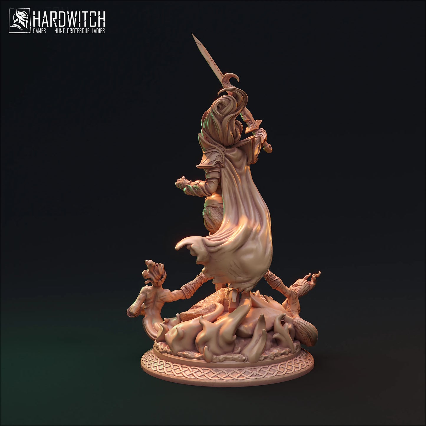 HardWitch Games - Vekhir Dettar - 75mm Pin Up/Figure/Model/Diorama