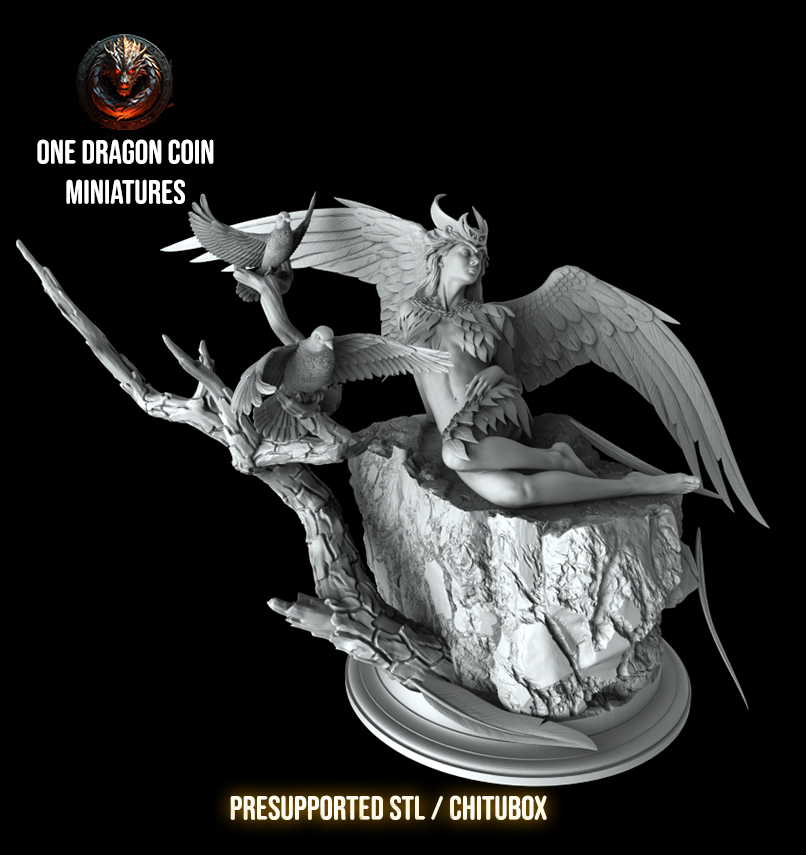 Lady Model - Vayra, Wind Queen -  75mm Pin Up/Figure/Model/Diorama