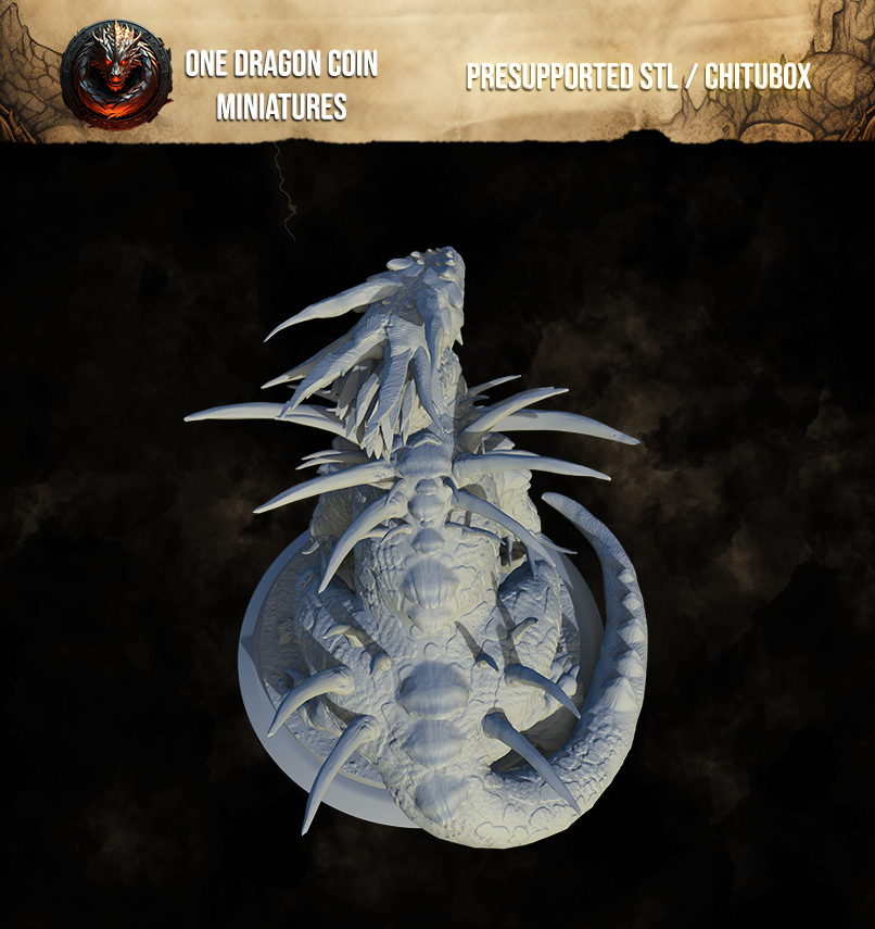 One Dragon Coin - Naganth - DnD/TTRPG Figure/Miniature