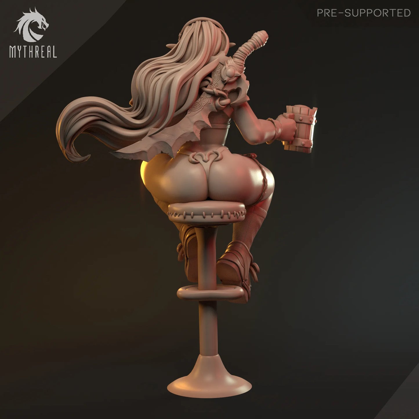 HardWitch Games - Cheerleader Olifia - DnD/TTRPG Figure/Miniature