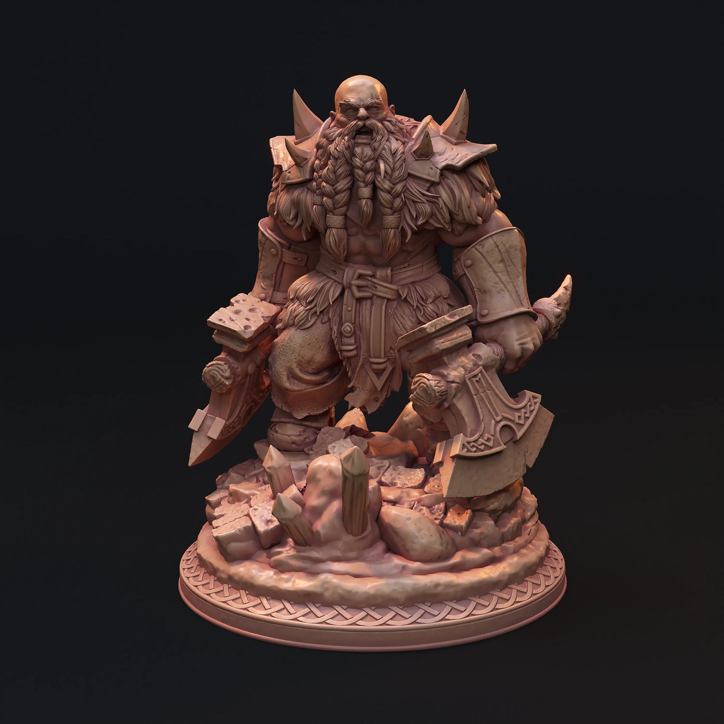 HardWitch Games - Dwarf Berserker - DnD/TTRPG Figure/Miniature