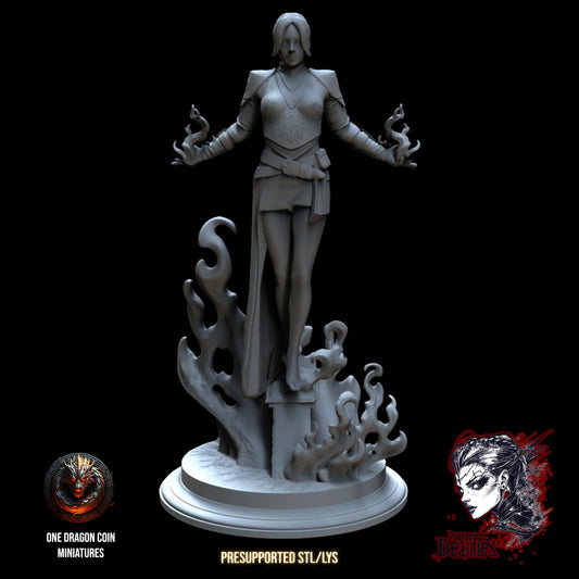 One Dragon Coin - Farea, Paladin - DnD/TTRPG Figure/Miniature