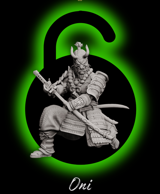 Forged Path - Tokugawa Bushido - Oni - DnD/Pathfinder/TTRPG Figure