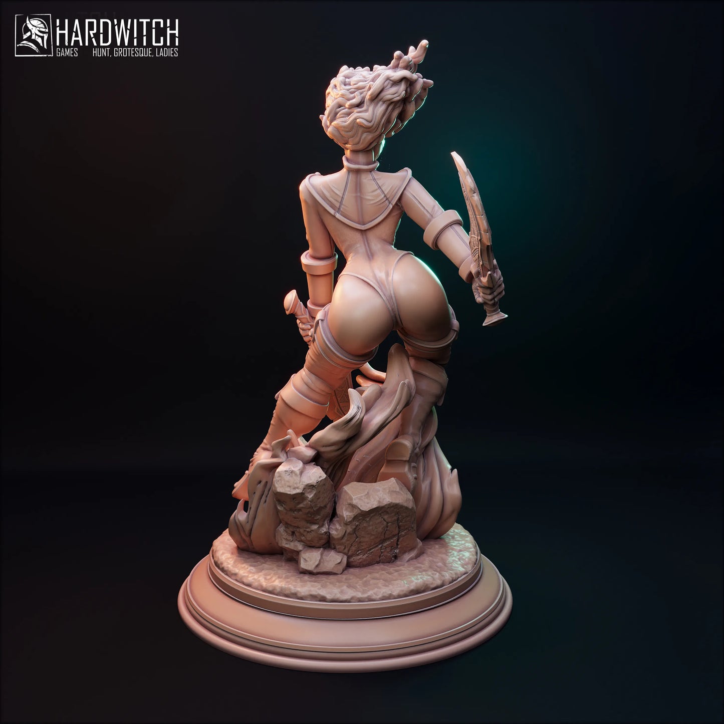 HardWitch Games - Assassin Elves - Kaifa - DnD/TTRPG Figure/Miniature