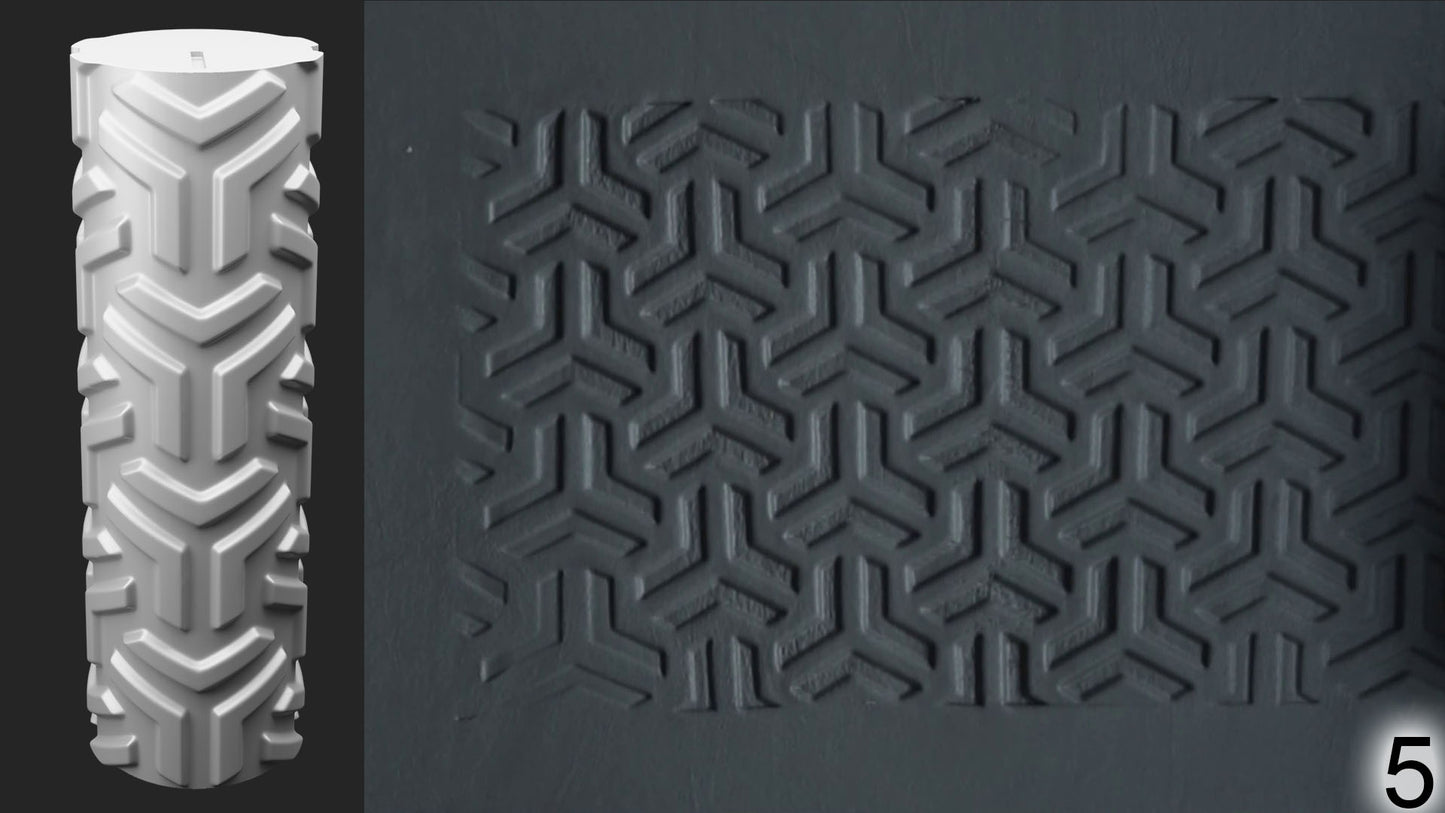 Jorrit - Texture Rollers #11 - Clay Roller for Scenery/TTRPG/Pottery Embossing
