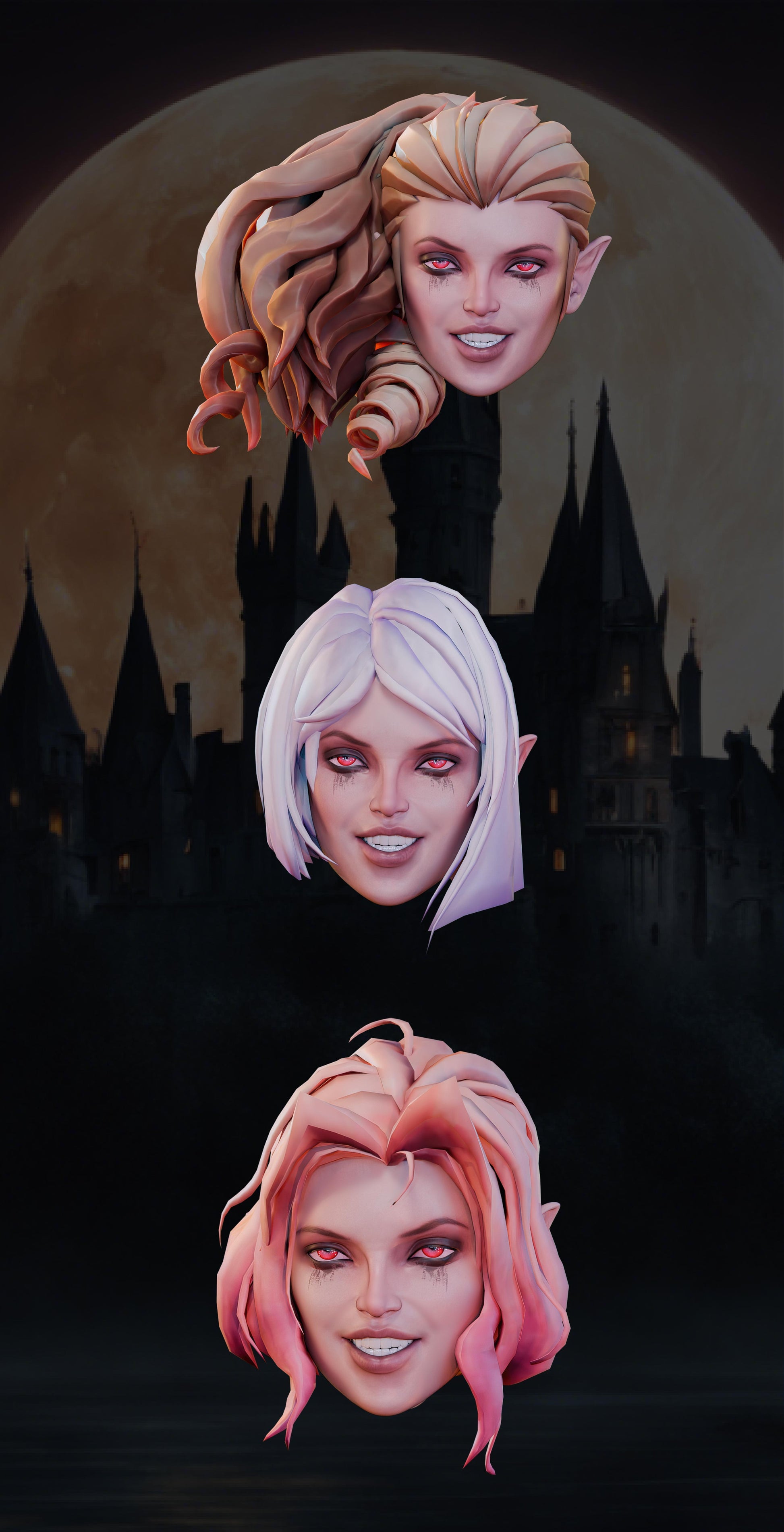 AMCM Studios - Carmilla Helsing - 32/75mm Pin Up/Figure/Model/Diorama - Helios3DPrinting