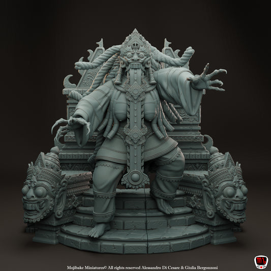 Mojibake - Hidden in the Shadows - Bali Randga - 120mm Pin Up/Figure/Model/Diorama - Helios3DPrinting