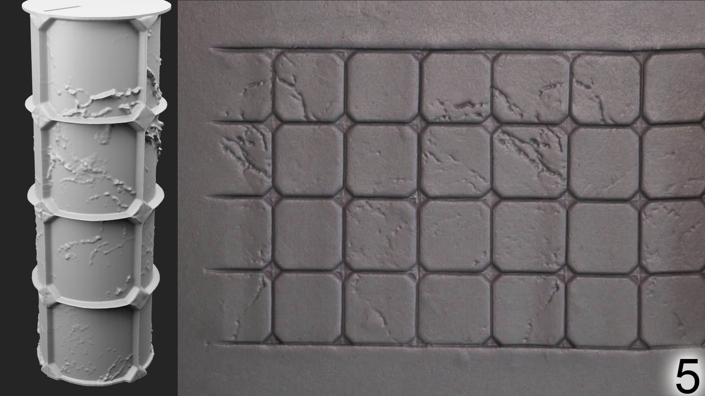Jorrit - Texture Rollers #18 - Clay Roller for Scenery/TTRPG/Pottery Embossing