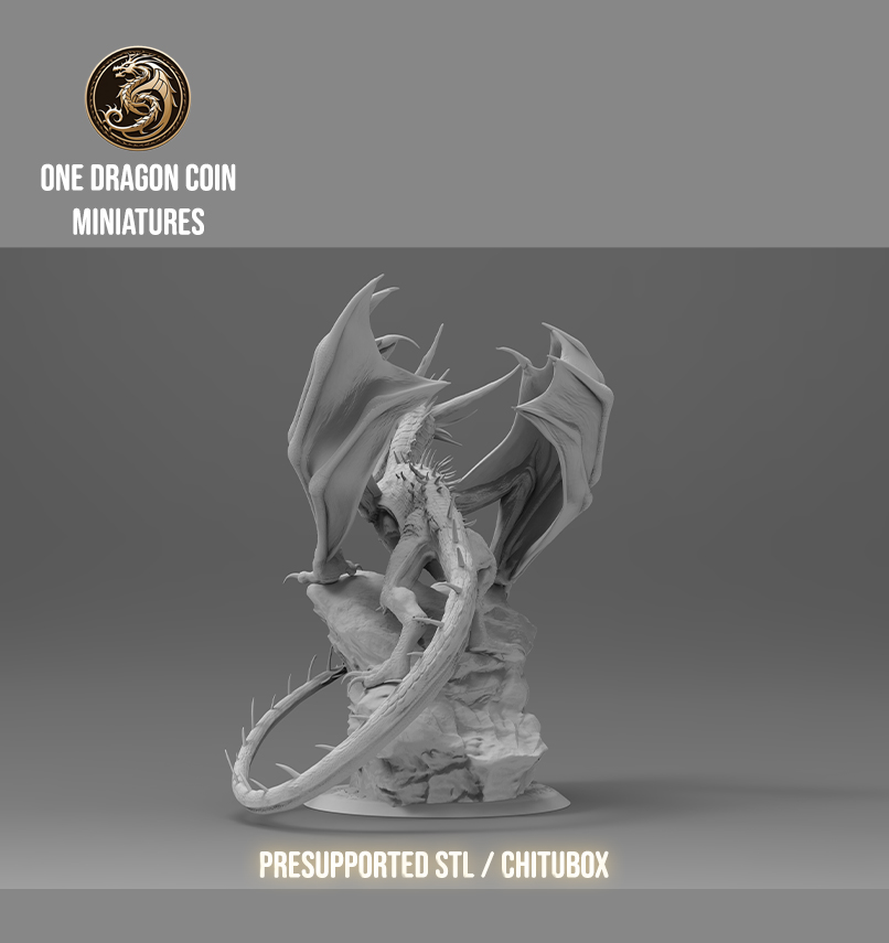 One Dragon Coin - Ignistor #1 - DnD/TTRPG Figure/Miniature