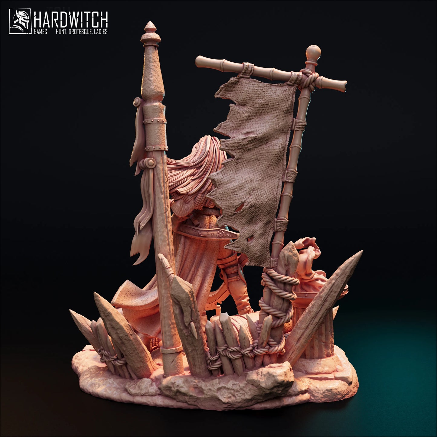 HardWitch Games - Violet Gorme - 75mm Pin Up/Figure/Model/Diorama