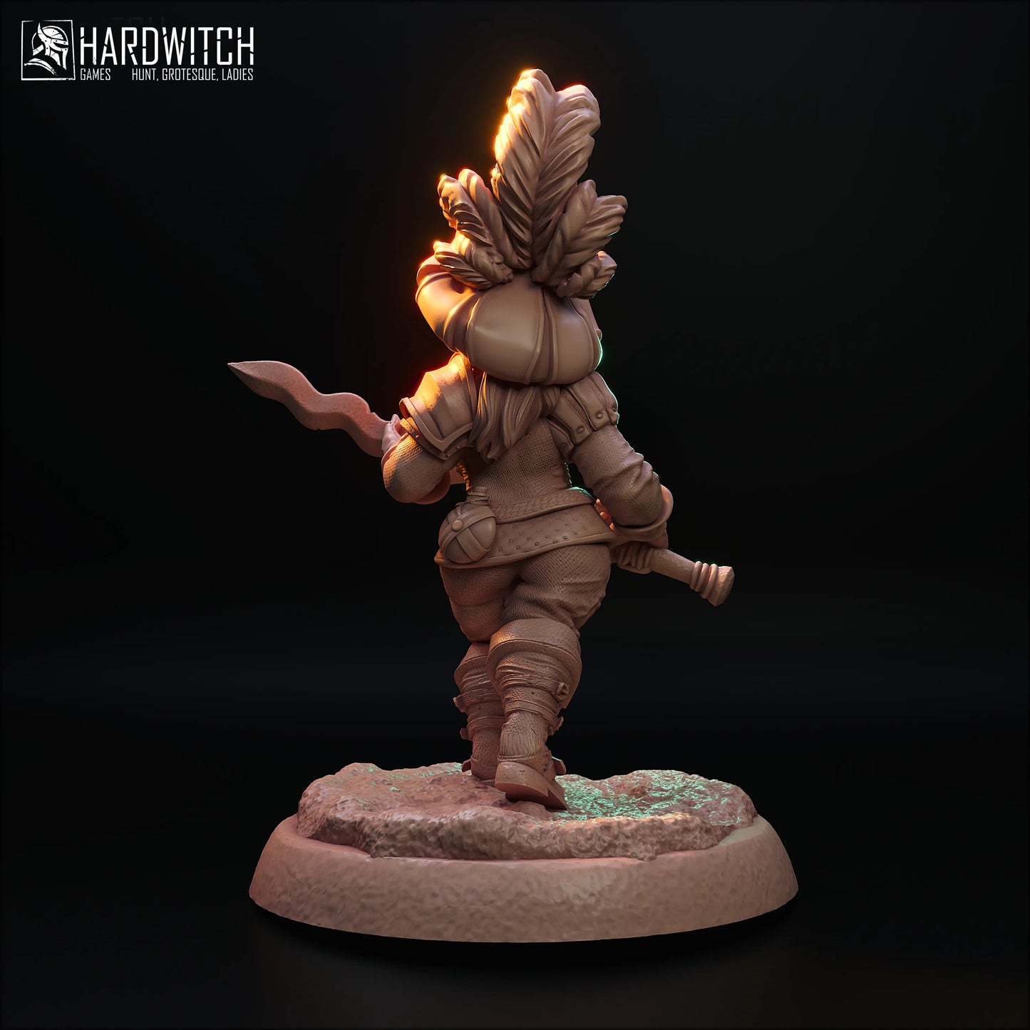 HardWitch Games - Blazing Blades - Torga - DnD/TTRPG Figure/Miniature