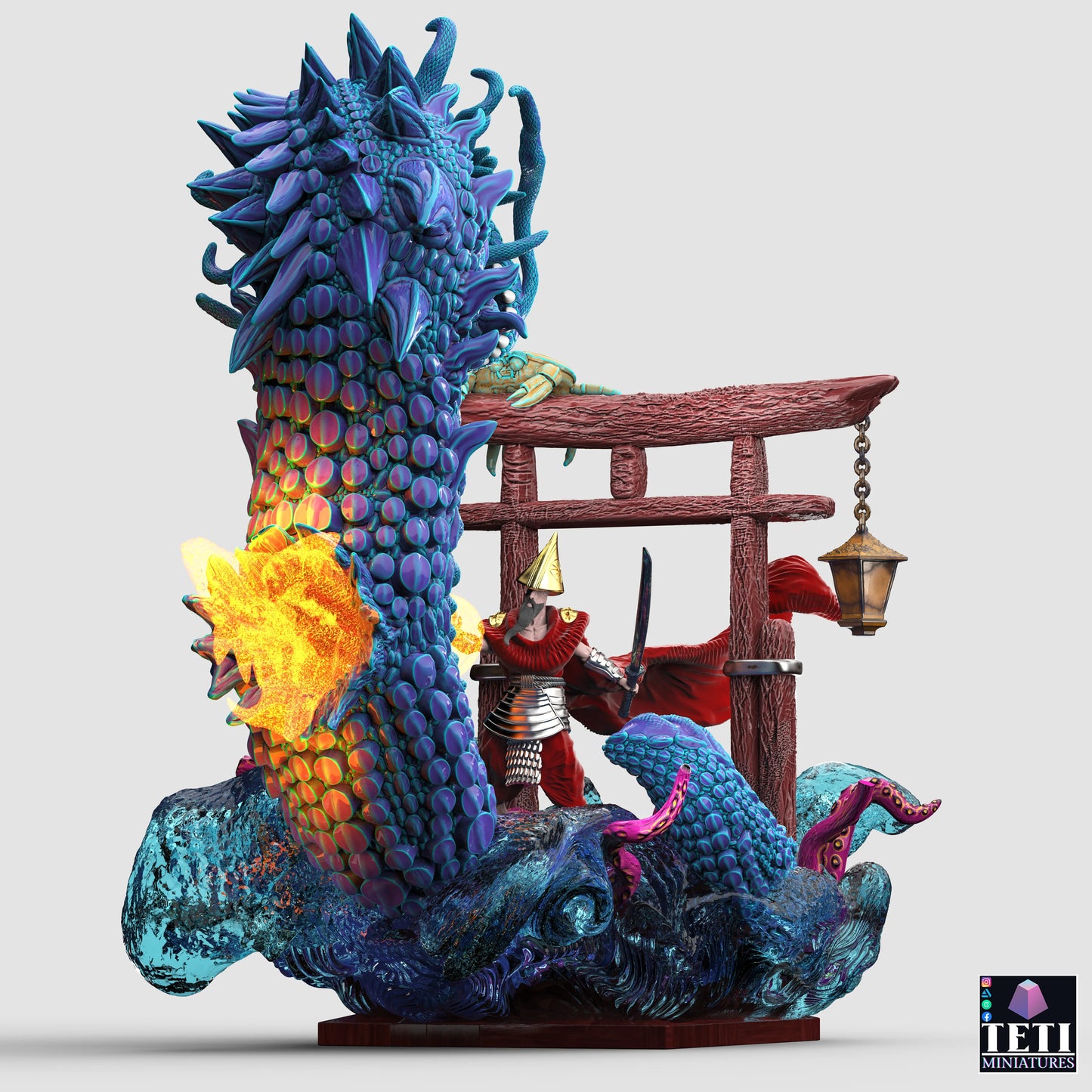 Teti Miniatures - Wyrm Hunter - 120mm Pin Up/Figure/Model/Diorama