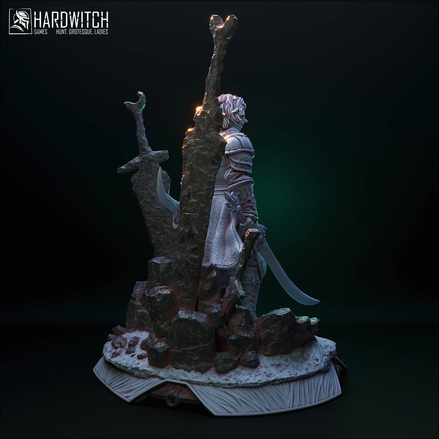 HardWitch Games - Yggdrasil - Tyrese Santim - 75/100mm Pin Up/Figure/Model/Diorama