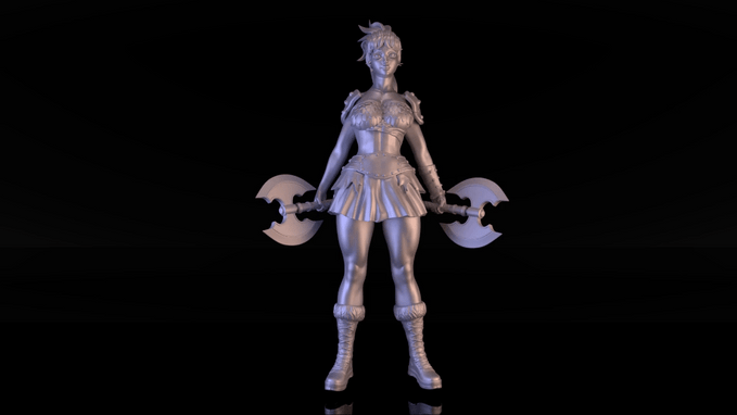 Bunch-O-Minis - Barbarians - Ulfhild - 75mm 75mm Pin Up/Figure/Model/Diorama