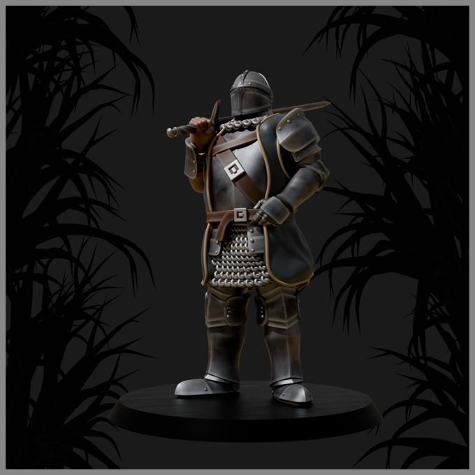 STLGobbo - Black River Rogues - Brute - DnD/Pathfinder/TTRPG Figure