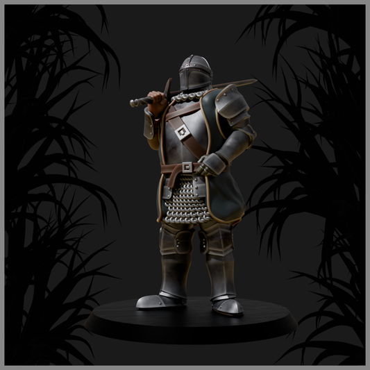 STLGobbo - Black River Rogues - Brute - DnD/Pathfinder/TTRPG Figure