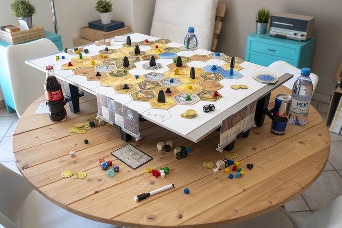 AdapTableTop: 3D Printed Modular Gaming Board/Table