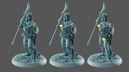 Gaia Miniatures - Elven Forest - Thandriel - 75mm Pin Up/Figure/Model/Diorama