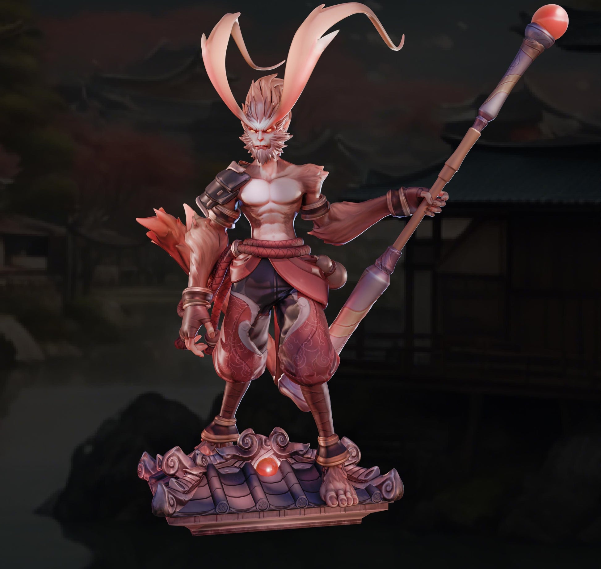 AMCM Studios - Sarutobi / Monkey King - 32/75mm Pin Up/Figure/Model/Diorama - Helios3DPrinting