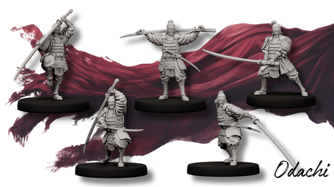 Forged Path - Tokugawa Bushido - Odachi - DnD/Pathfinder/TTRPG Figure