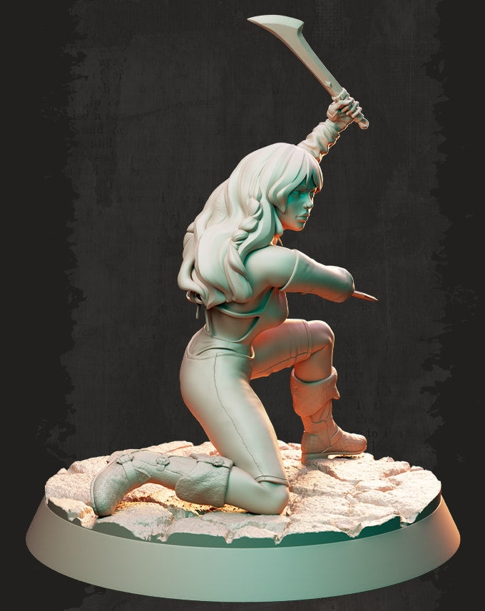 Nocturna - Leera, Assassin - 32/75mm Pin Up/Figure/Model/Diorama