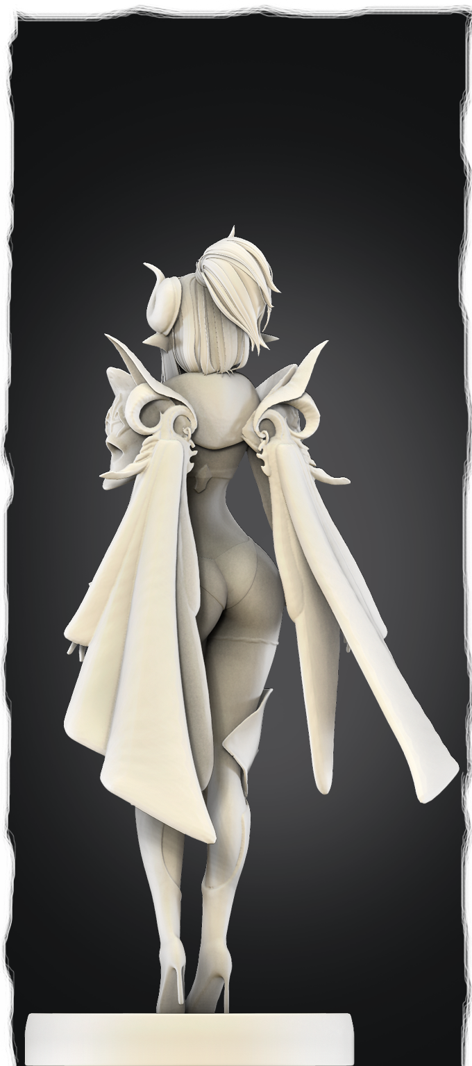 MikleJane - Idol Girl #1 - 75mm Pin Up/Figure/Model/Diorama