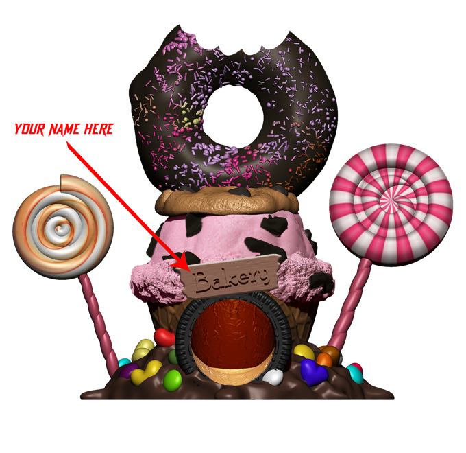 Slope3D - Sweetland Dice Tower - DnD/TTRPG/Roleplaying/Wargames