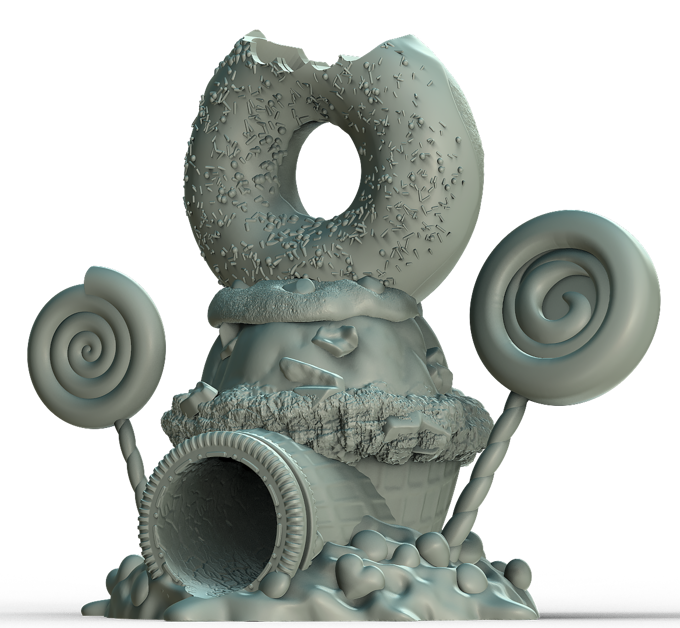 Slope3D - Sweetland Dice Tower - DnD/TTRPG/Roleplaying/Wargames