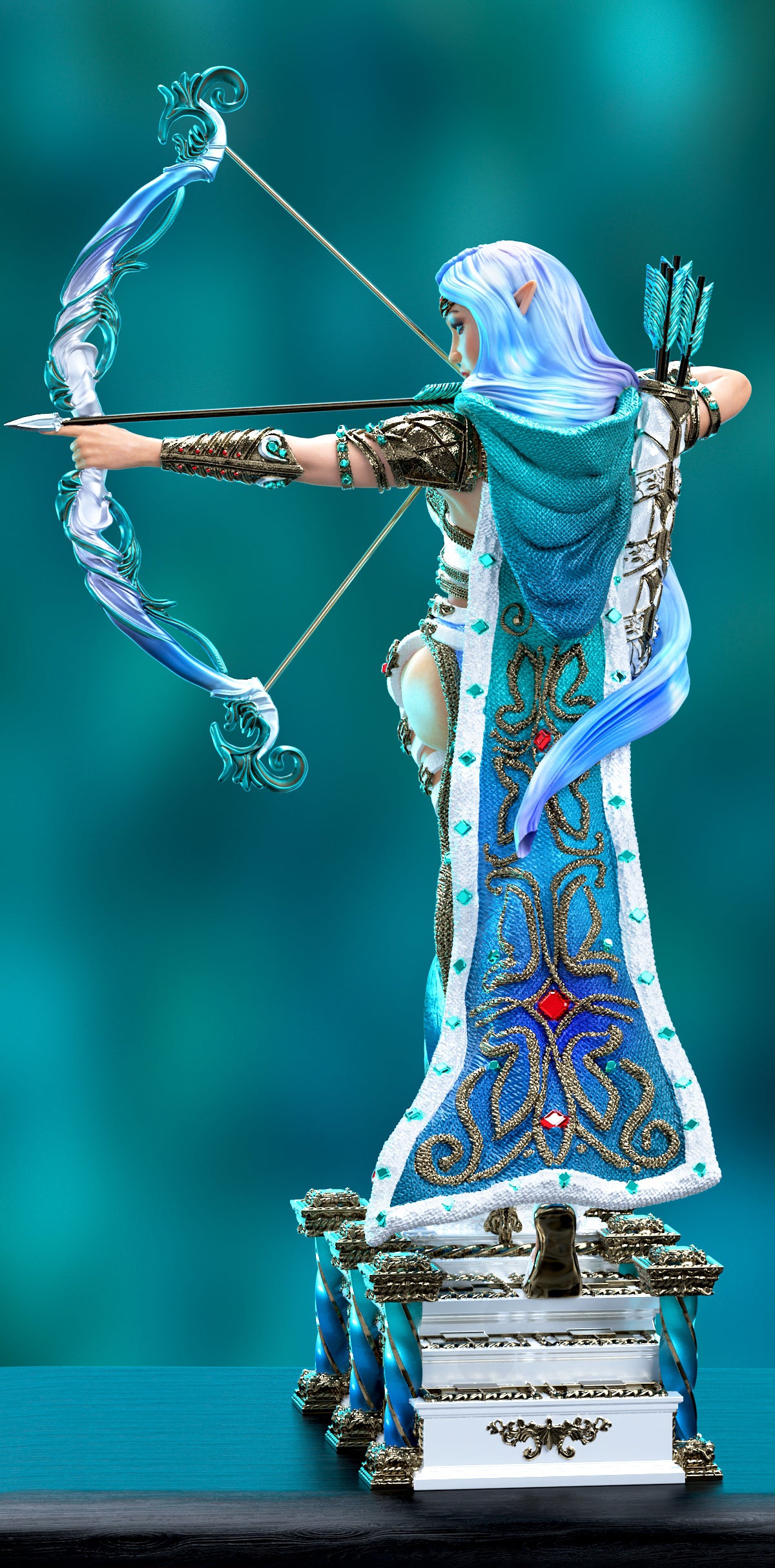 Printomancer - Aloe: High Elf - 1/12 200mm Pin Up/Figure/Model/Diorama