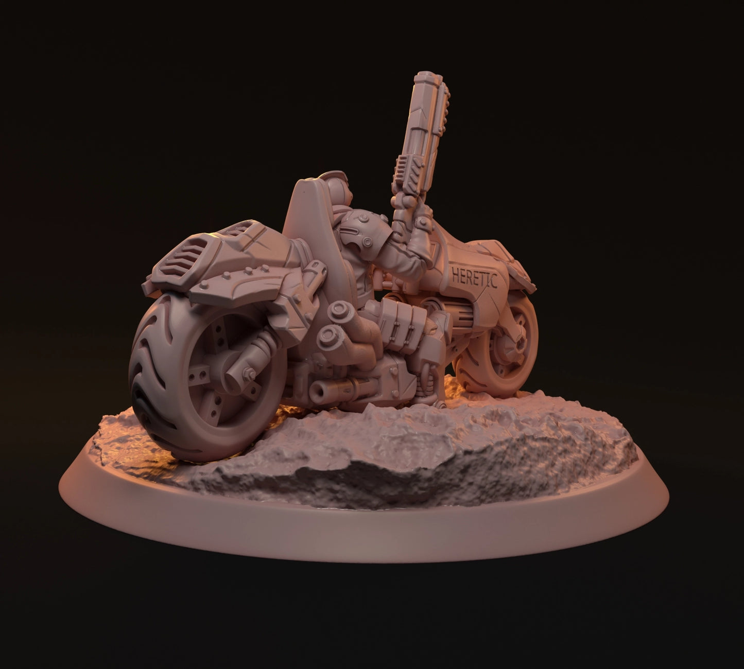 MythRealms - Cyber Addiction - Heim & Bike - 32/75mm Pin Up/Figure/Model/Diorama