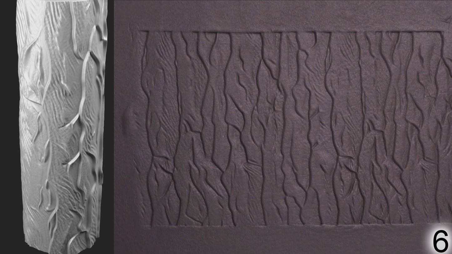Jorrit - Texture Rollers #22 - Clay Roller for Scenery/TTRPG/Pottery Embossing