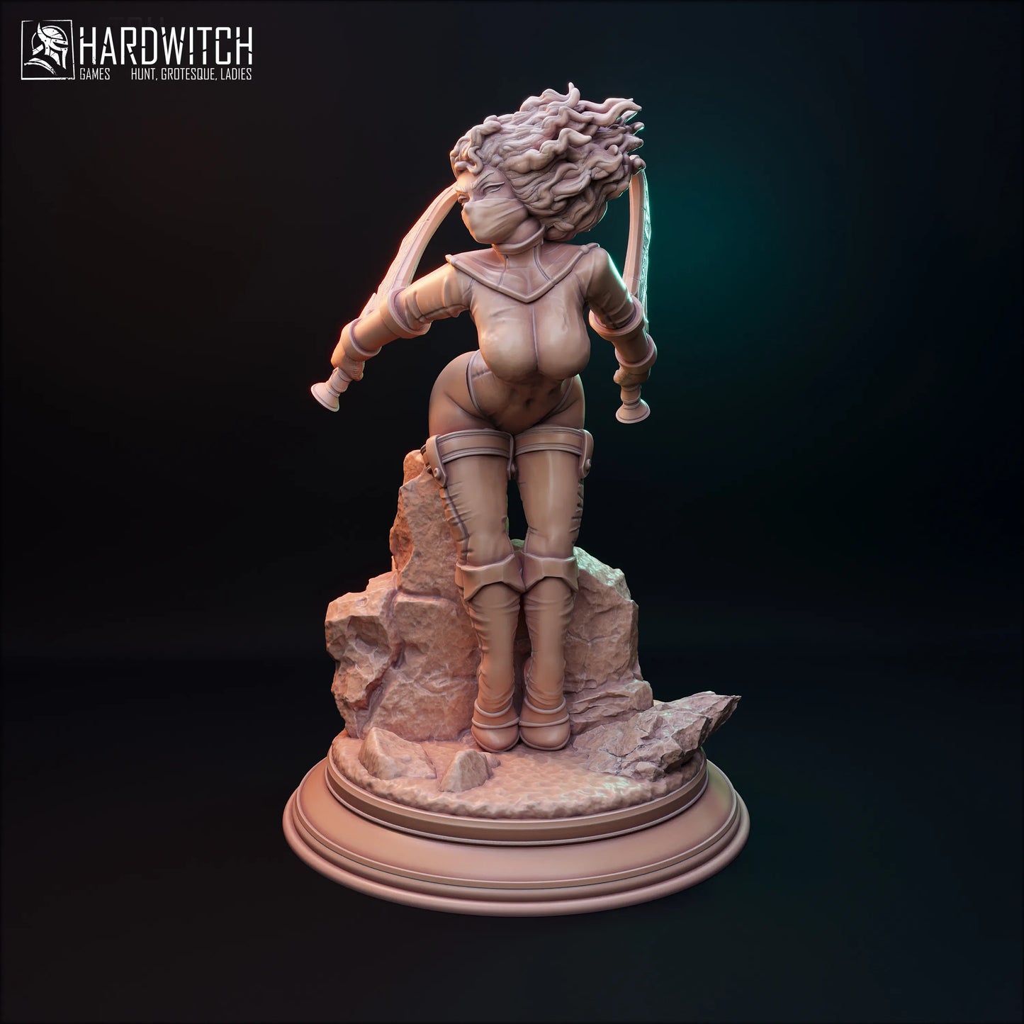 HardWitch Games - Assassin Elves - Samatra - DnD/TTRPG Figure/Miniature