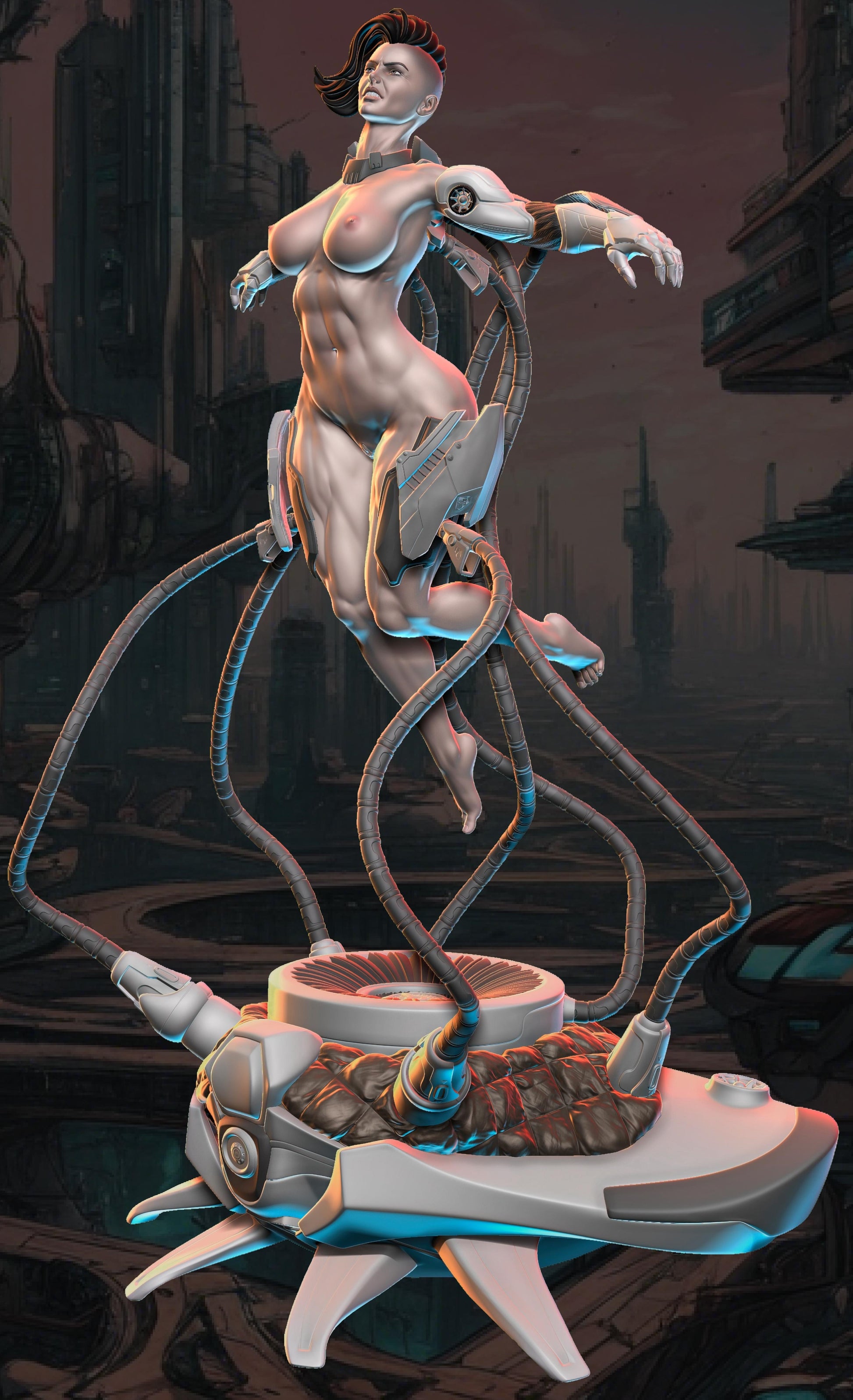 AMCM Studios - Electra Renegade - 32/75mm Pin Up/Figure/Model/Diorama - Helios3DPrinting