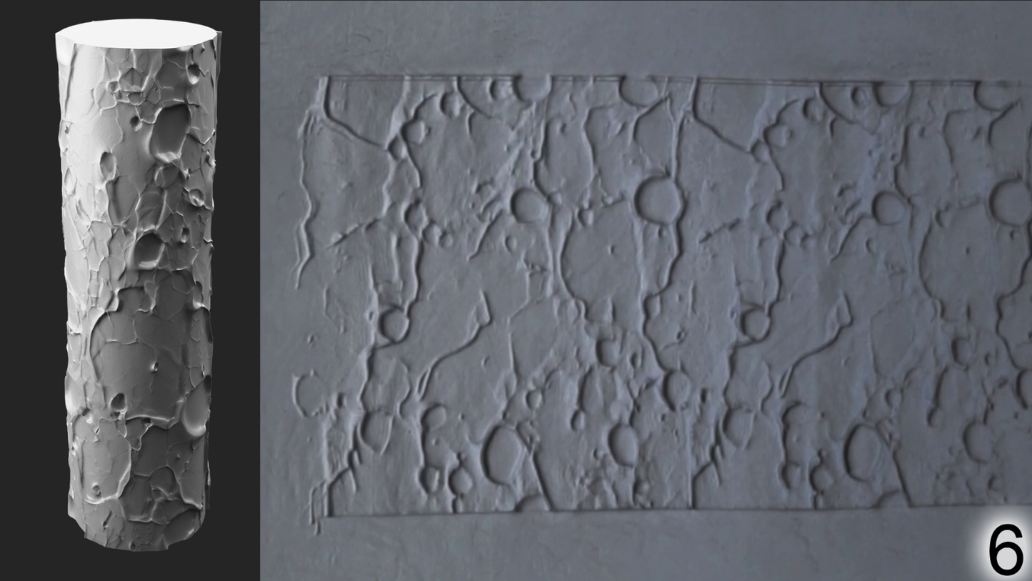 Jorrit - Texture Rollers #07 - Clay Roller for Scenery/TTRPG/Pottery Embossing