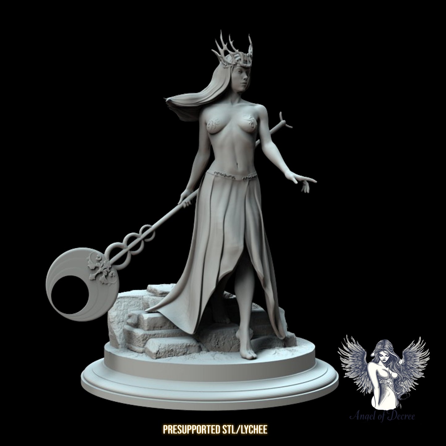 Lady Model - Ameria, Angel of Decree - 75mm Pin Up/Figure/Model/Diorama