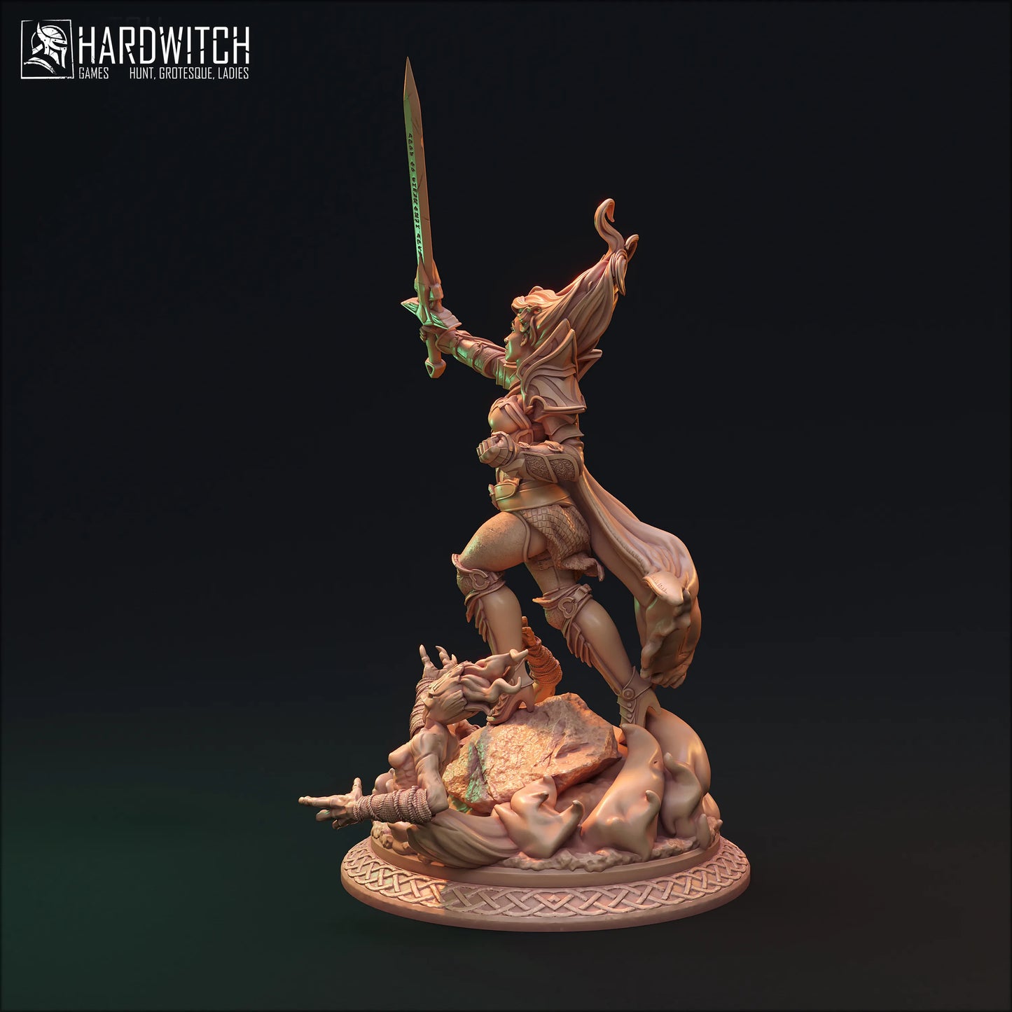 HardWitch Games - Vekhir Dettar - 75mm Pin Up/Figure/Model/Diorama