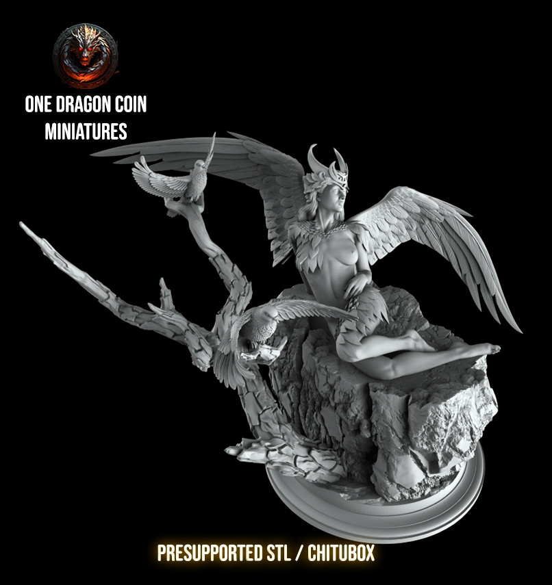 Lady Model - Vayra, Wind Queen -  75mm Pin Up/Figure/Model/Diorama