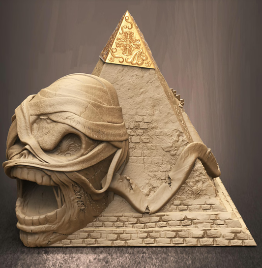 Slope3D - Pyramid (Mummy) Dice Tower - DnD/TTRPG/Roleplaying/Wargames