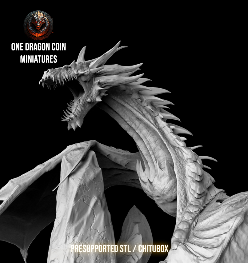 One Dragon Coin - Kasmioth - DnD/TTRPG Figure/Miniature