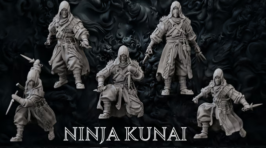 Forged Path - Tokugawa Ronin - Ninja Kunai - DnD/Pathfinder/TTRPG Figure