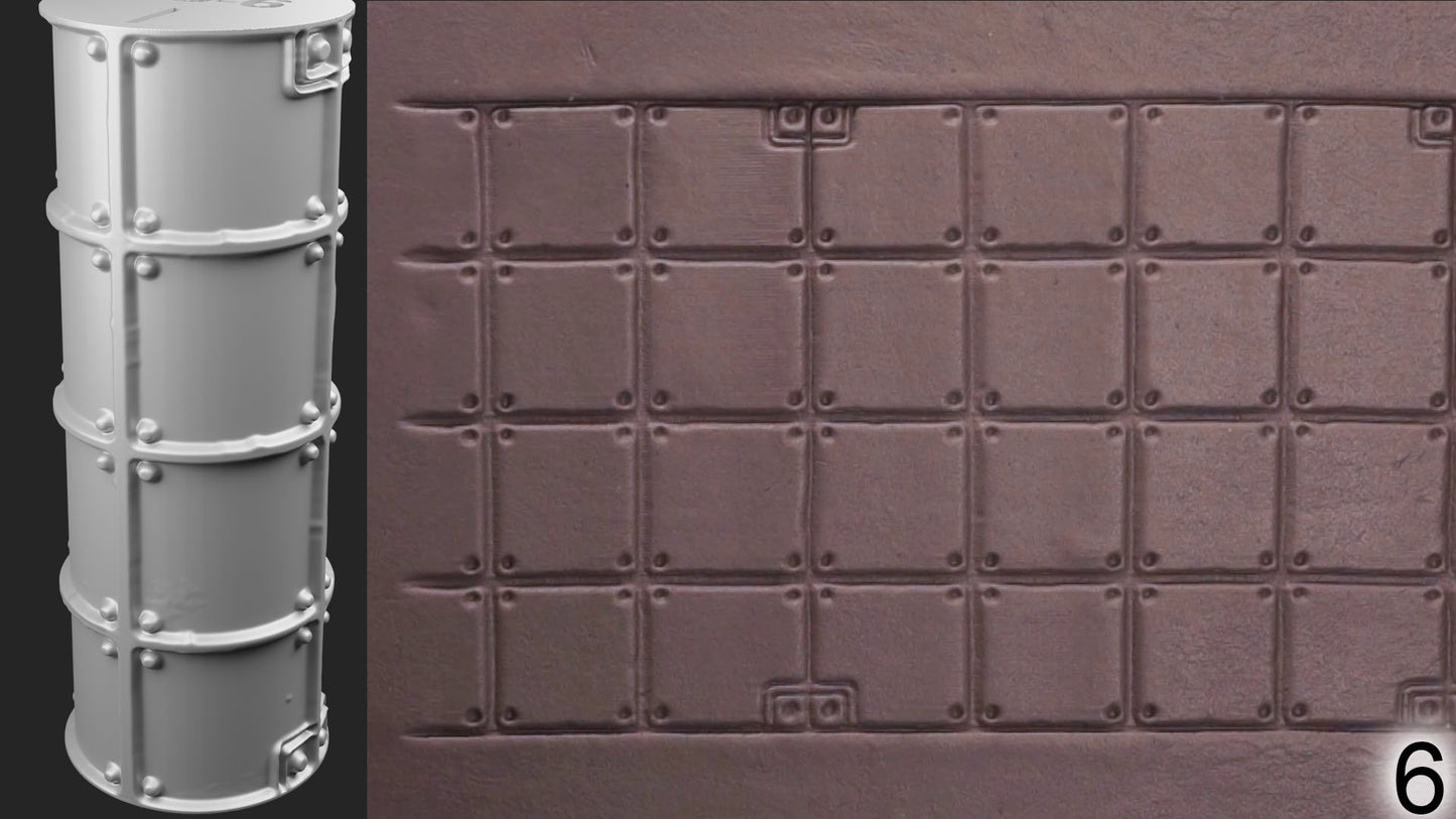 Jorrit - Texture Rollers #23 - Clay Roller for Scenery/TTRPG/Pottery Embossing